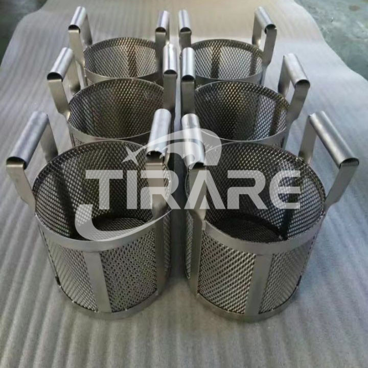 Titanium baskets suppliers for plating